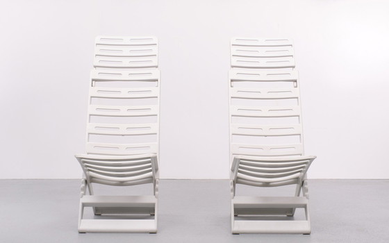 Image 1 of Chaises pliantes Fanini Fain Ascoli Piceno Maratea 1970 Italie