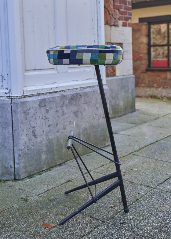 Image 1 of Tabouret de bar par Willy Van Der Meeren pour Tubax , 1950'