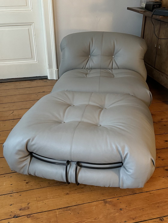 Image 1 of Cassina Soriana 944 Cuir gris