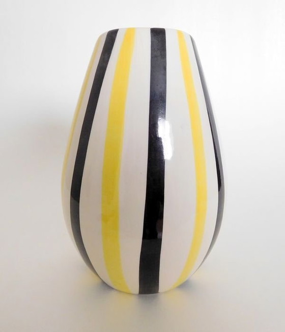 Image 1 of Paire De Vases Vintage • Jumbo • Gouda Holland • Faïence • 1956