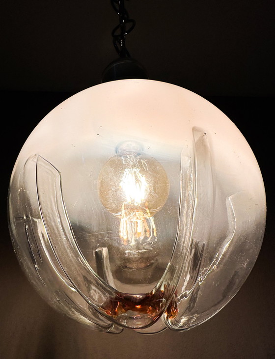 Image 1 of Lampe pendante vintage Mazegga