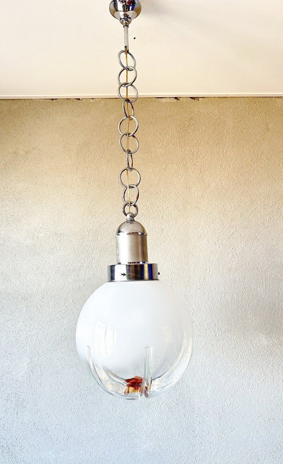 Image 1 of Lampe pendante vintage Mazegga