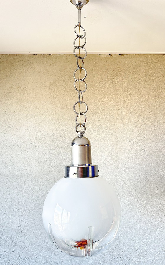 Image 1 of Lampe pendante vintage Mazegga