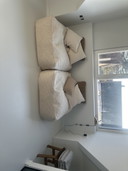 2 x Tabouret Bouclé