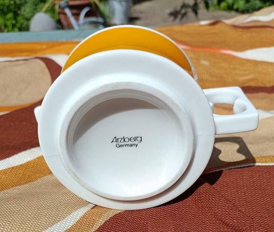 Image 1 of Arzberg Vintage Coffee Tea Set Gerald Gulotta Chromatics