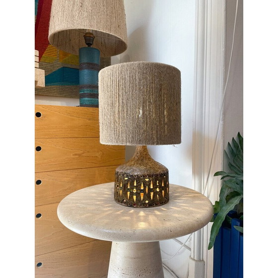 Image 1 of Lampe de table vintage en céramique par Georges Pelletier, 1960s