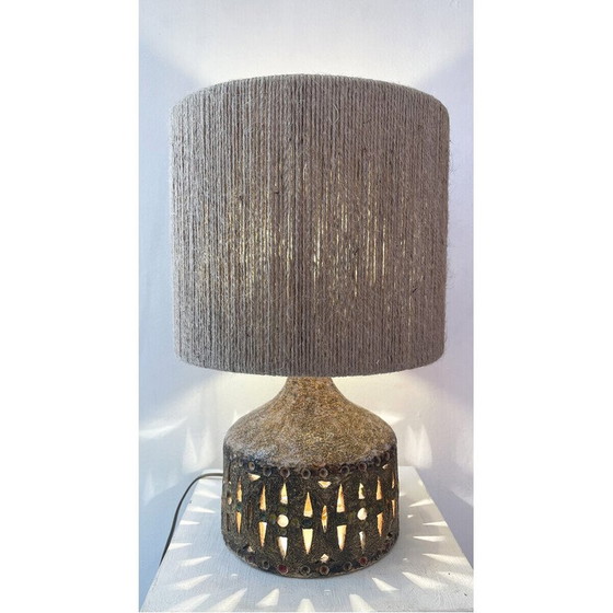 Image 1 of Lampe de table vintage en céramique par Georges Pelletier, 1960s