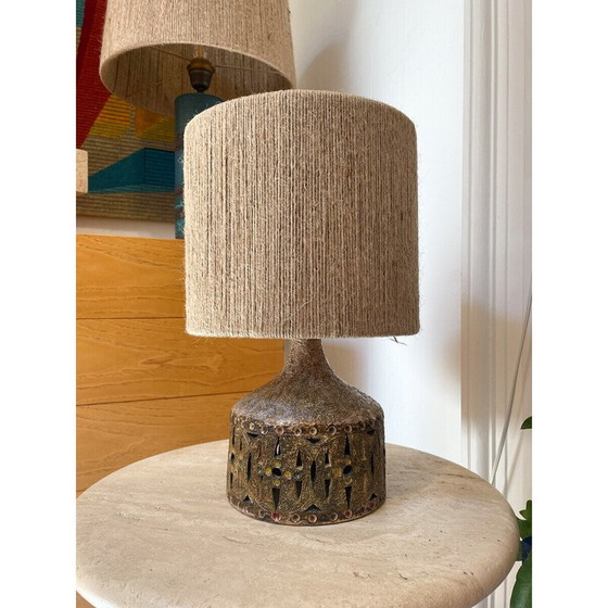 Image 1 of Lampe de table vintage en céramique par Georges Pelletier, 1960s