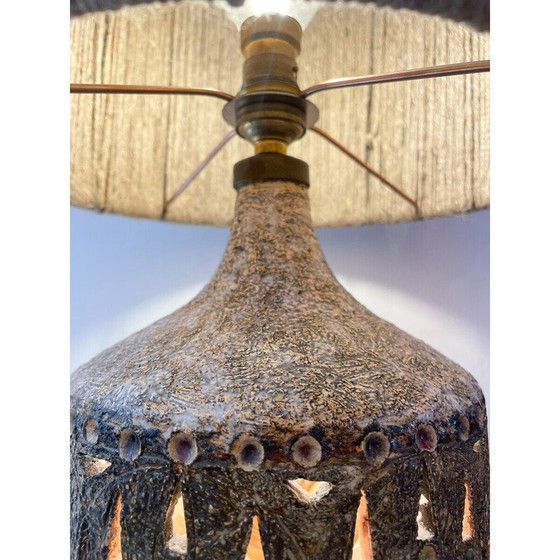 Image 1 of Lampe de table vintage en céramique par Georges Pelletier, 1960s