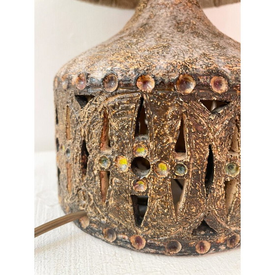 Image 1 of Lampe de table vintage en céramique par Georges Pelletier, 1960s