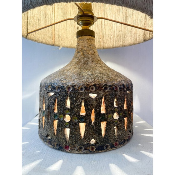 Image 1 of Lampe de table vintage en céramique par Georges Pelletier, 1960s