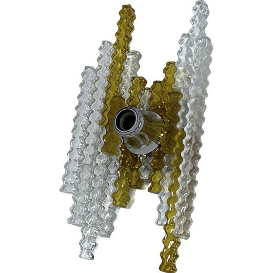 Image 1 of Applique vintage en verre de Murano, Italie, années 1970