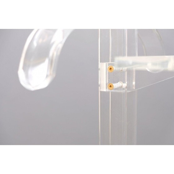 Image 1 of Porte-manteau vintage en plexiglas de l'ère spatiale par Stummer Diener, Allemagne 1970
