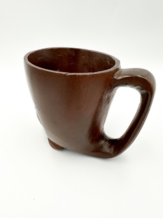 Image 1 of Mug africain en bois