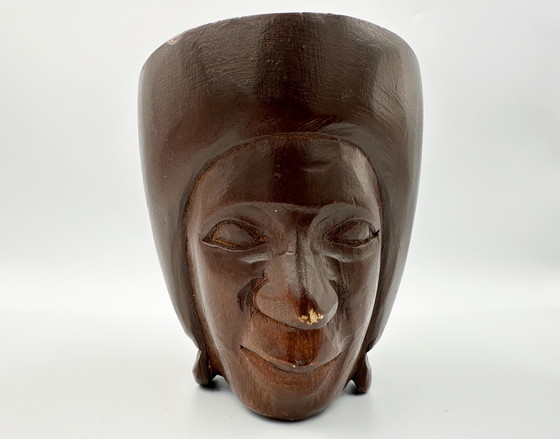 Image 1 of Mug africain en bois