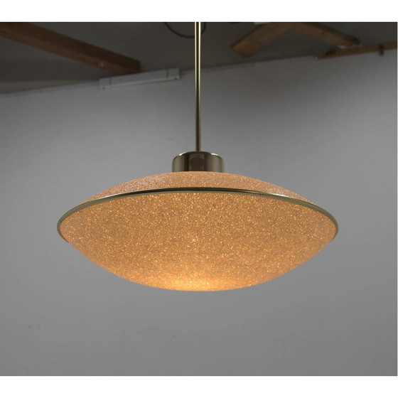 Image 1 of Paire de lampes suspendues "Ufo" en résine, Allemagne 1970