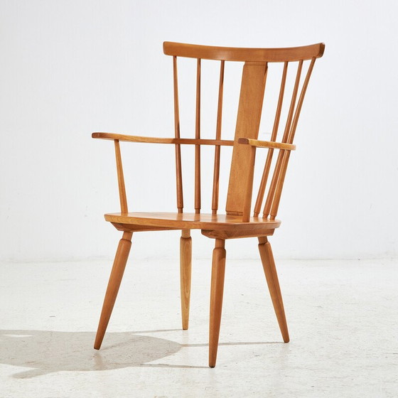 Image 1 of Fauteuil vintage "Altheim" en hêtre par Franz Schuster pour Wiesner Hager, 1950