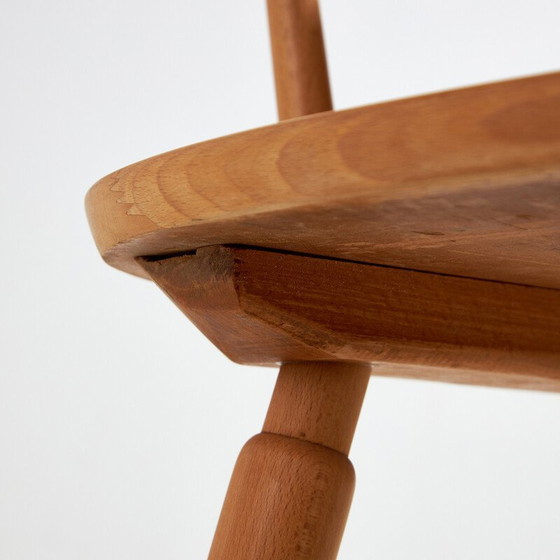 Image 1 of Fauteuil vintage "Altheim" en hêtre par Franz Schuster pour Wiesner Hager, 1950