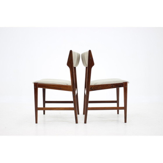 Image 1 of Ensemble de 6 chaises vintage en bois de rose par Erich Buch, Danemark 1960