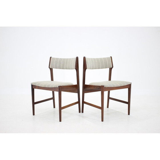 Image 1 of Ensemble de 6 chaises vintage en bois de rose par Erich Buch, Danemark 1960