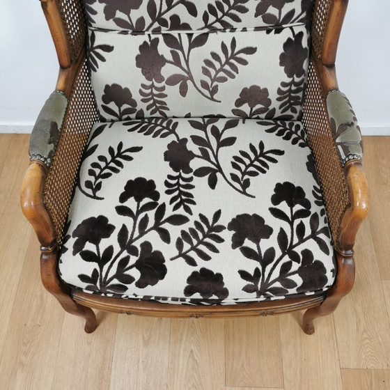 Image 1 of Ensemble de canapés vintage en faux bambou Style Giorgetti Seating Area