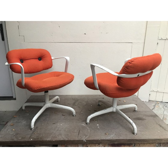 Image 1 of Paire de fauteuils Knoll Hanna & Morrison vintage 1970