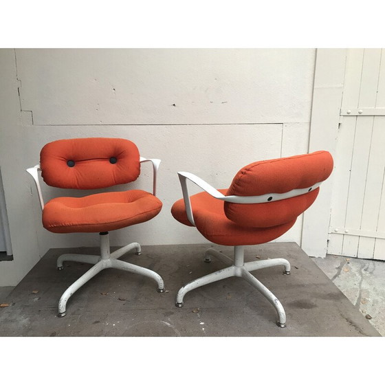 Image 1 of Paire de fauteuils Knoll Hanna & Morrison vintage 1970