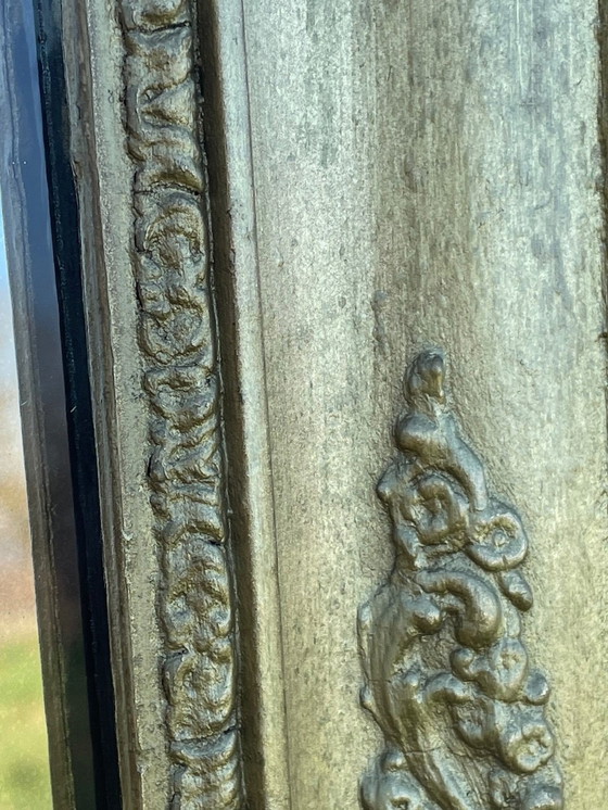 Image 1 of Miroir français ancien, cadre doré, vers 1830