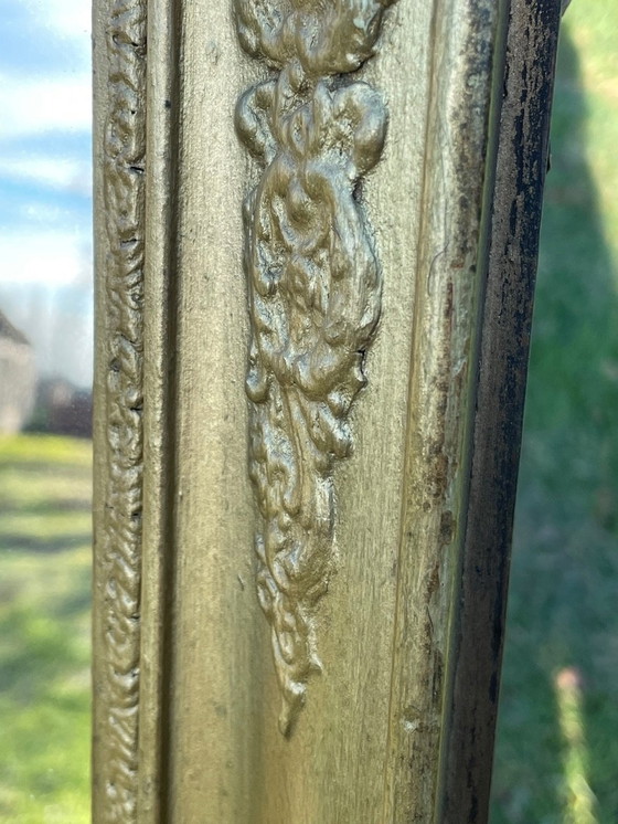 Image 1 of Miroir français ancien, cadre doré, vers 1830