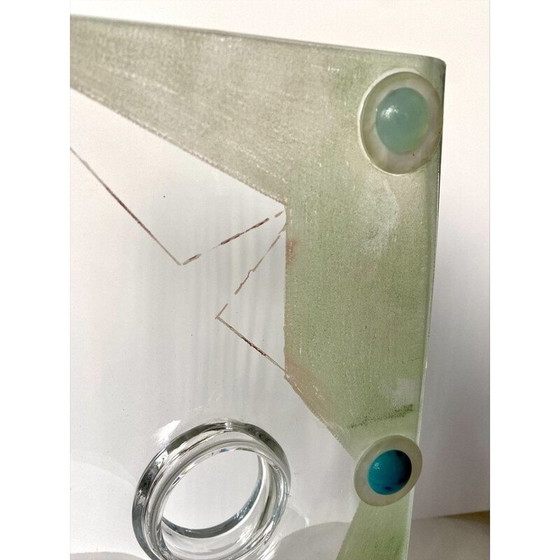 Image 1 of Vase en verre vintage d'Anatole Riecke