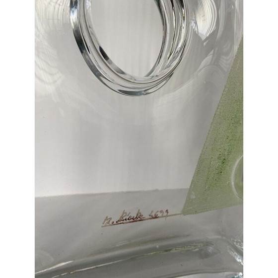 Image 1 of Vase en verre vintage d'Anatole Riecke