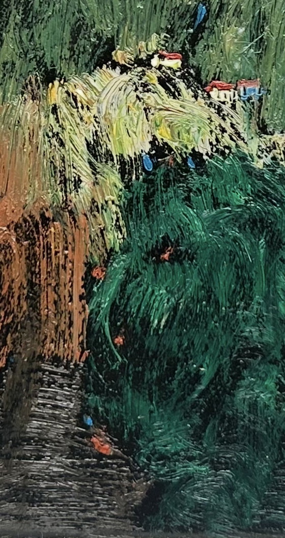 Image 1 of Peinture impressionniste Yu Deming - Paysage n° 7 - Huile sur panneau