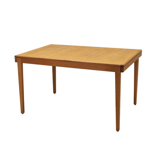 Table en chêne, Design danois, 1970S, Production : Danemark