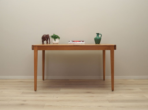 Table en chêne, Design danois, 1970S, Production : Danemark