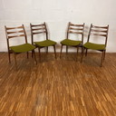 Ensemble de 4 chaises vintage, 1960