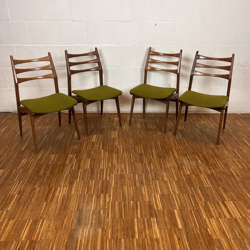 Ensemble de 4 chaises vintage, 1960