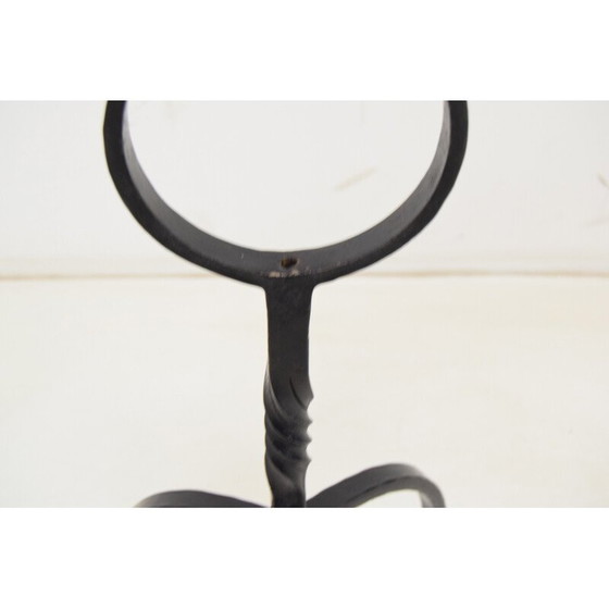 Image 1 of Chandelier et cendrier en métal et laiton du Mid Century, Tchécoslovaquie années 1960