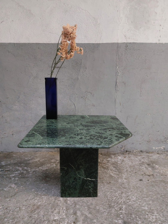 Image 1 of Table basse en marbre vert