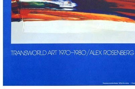 Image 1 of Paul Jenkins, Metamorphosis - 1979 Affiche d'exposition, 39 X 76 cm