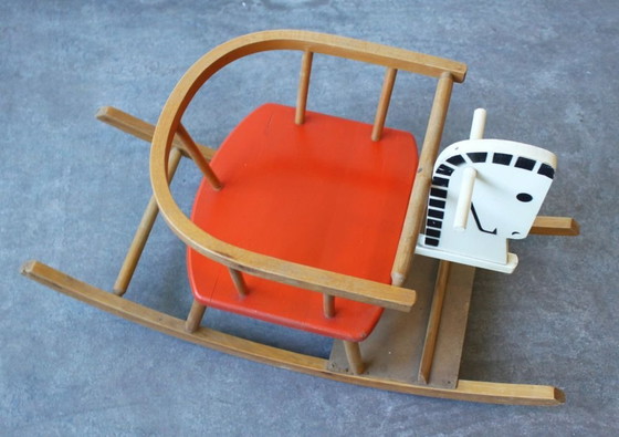 Image 1 of Cheval À Bascule Vintage, 1970.