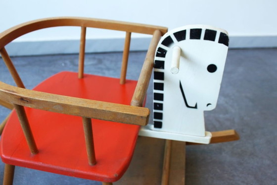 Image 1 of Cheval À Bascule Vintage, 1970.