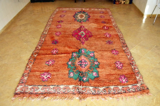 Image 1 of Tapis marocain Boujaad vintage 397 x 210 cm