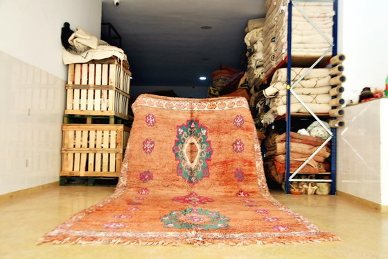 Image 1 of Tapis marocain Boujaad vintage 397 x 210 cm