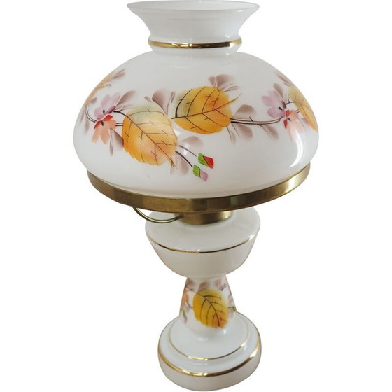 Image 1 of Lampe en verre vintage, tchèque 1960