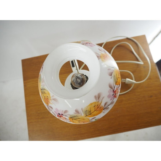 Image 1 of Lampe en verre vintage, tchèque 1960