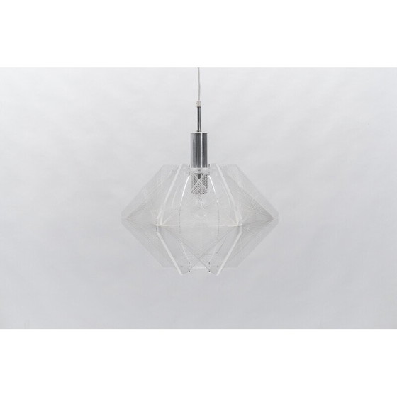 Image 1 of Lampe suspendue vintage en fil de nylon, Allemagne 1960