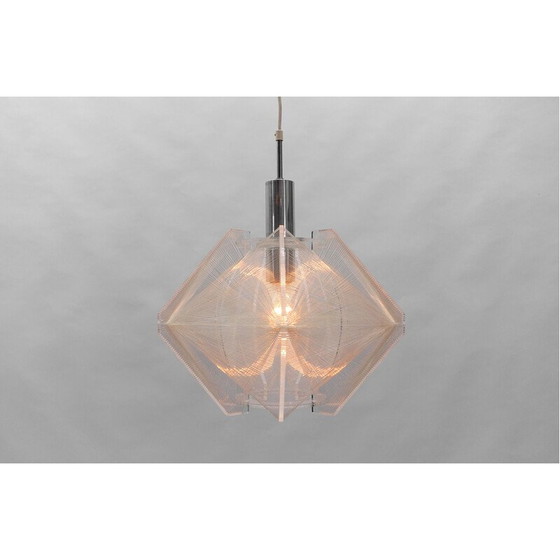 Image 1 of Lampe suspendue vintage en fil de nylon, Allemagne 1960