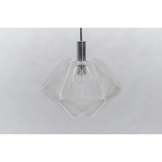 Image 1 of Lampe suspendue vintage en fil de nylon, Allemagne 1960