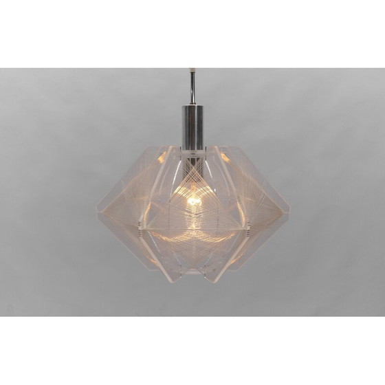 Image 1 of Lampe suspendue vintage en fil de nylon, Allemagne 1960