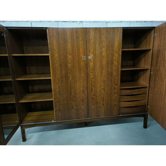 Image 1 of Armoire de toilette vintage en palissandre de Rio par Louis Paolozzi